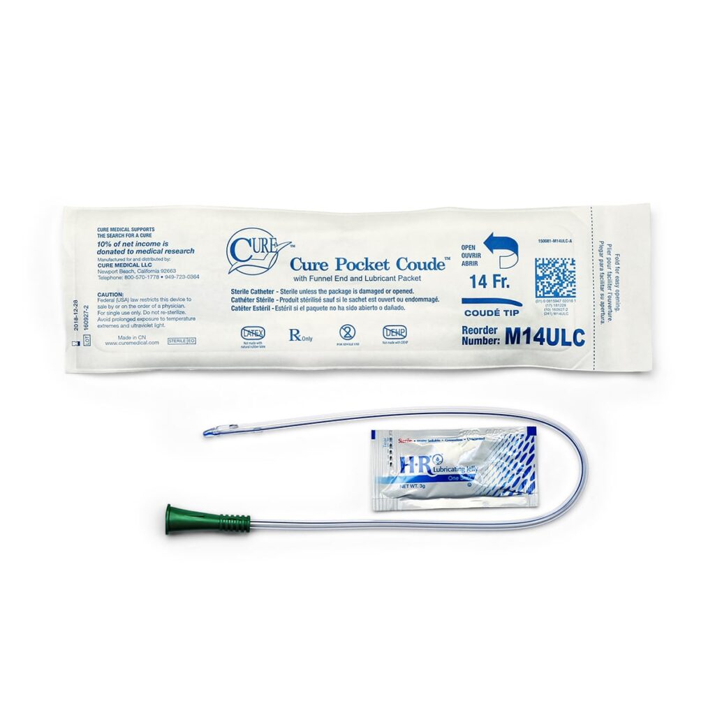 Cure Medical® Pocket Catheter Coudé Tip