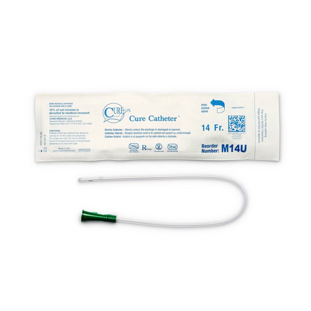 Cure Medical® Pocket Catheter Straight Tip